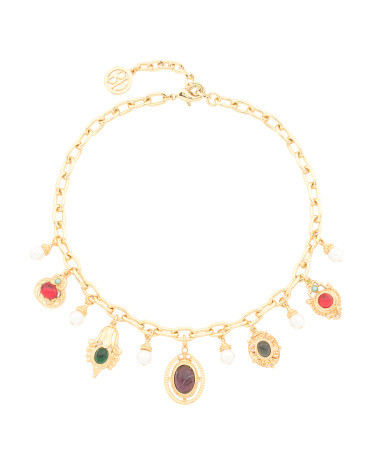 Made In Usa Pearl Charm Necklace | TJ Maxx