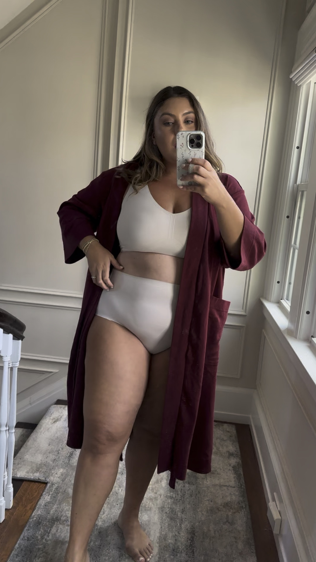 Wearing size XLDD in wireless bra & 1X in high waisted panties. Use CARALYN20 for 20% off your order and get free shipping on orders over $100+ @joineby #ebypartner 

#LTKBeauty #LTKStyleTip #LTKMidsize