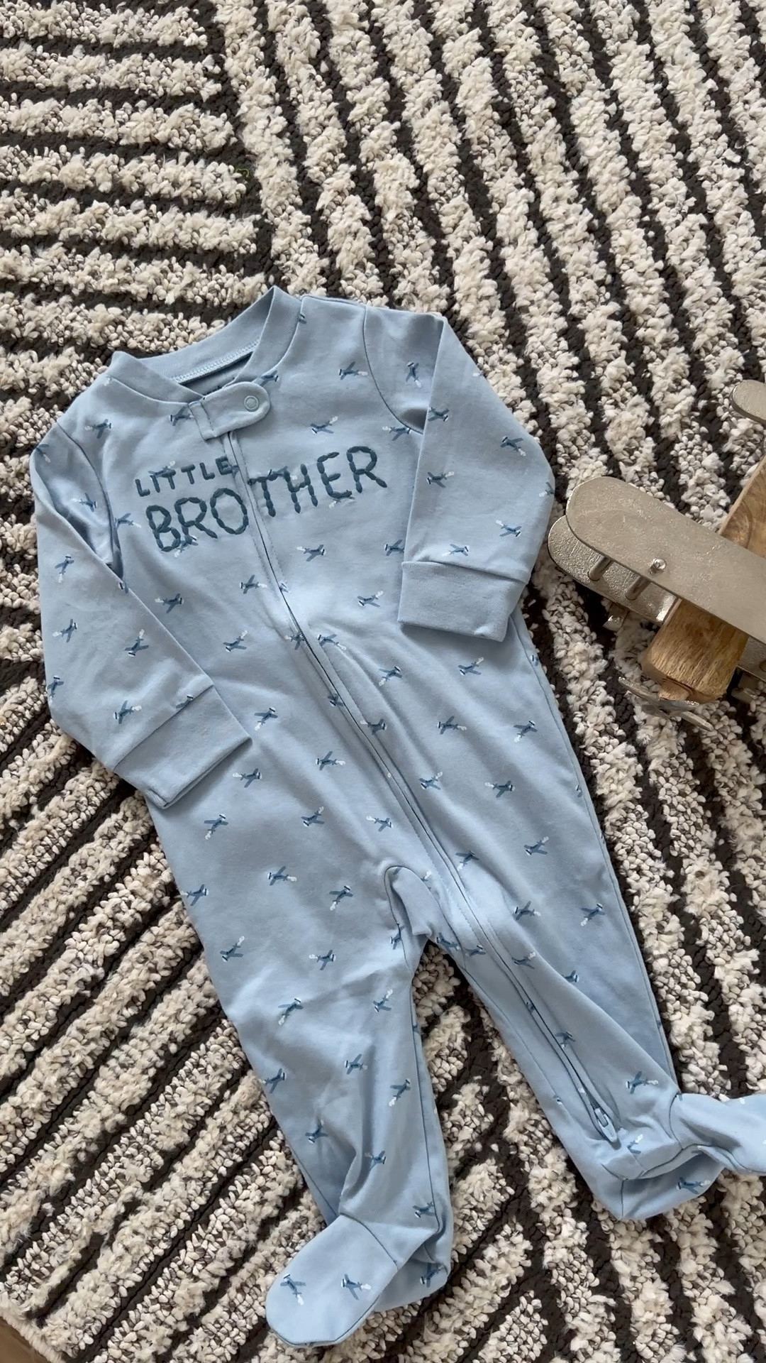Baby boy nursery rug, airplane baby room, aesthetic , neutral