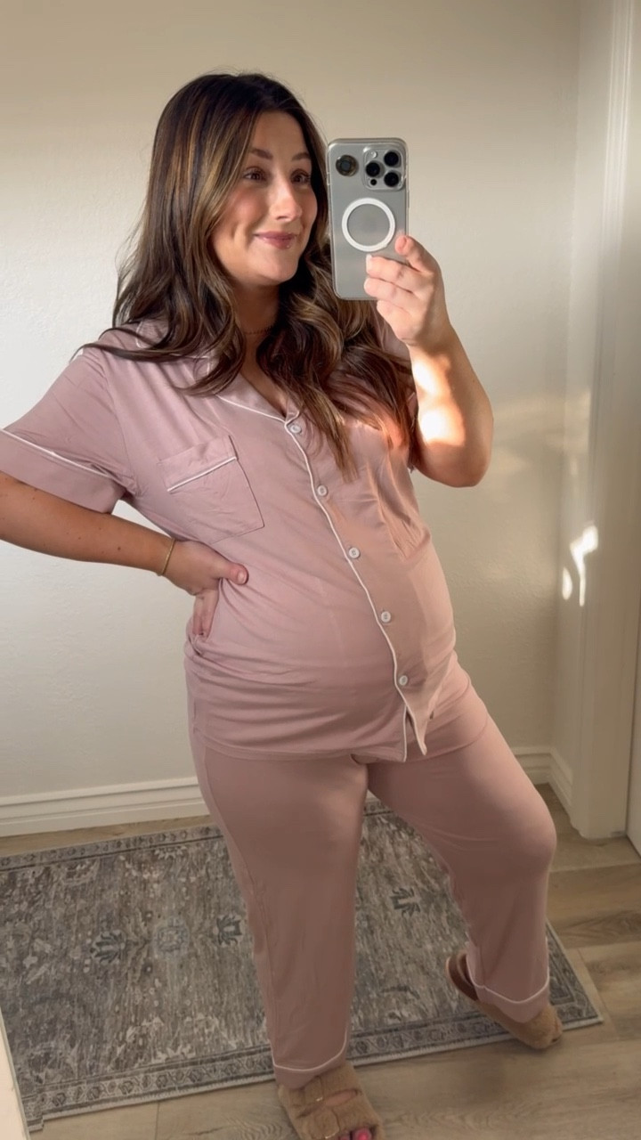 Amazon bamboo pajamas that are petite friendly!! 🙌

Wearing a size medium, I love my pjs to be loose and comfortable! 

Pajamas, best pajamas, loungewear, bamboo pajamas, maternity and bump friendly 

#LTKBump #LTKStyleTip #LTKFindsUnder50