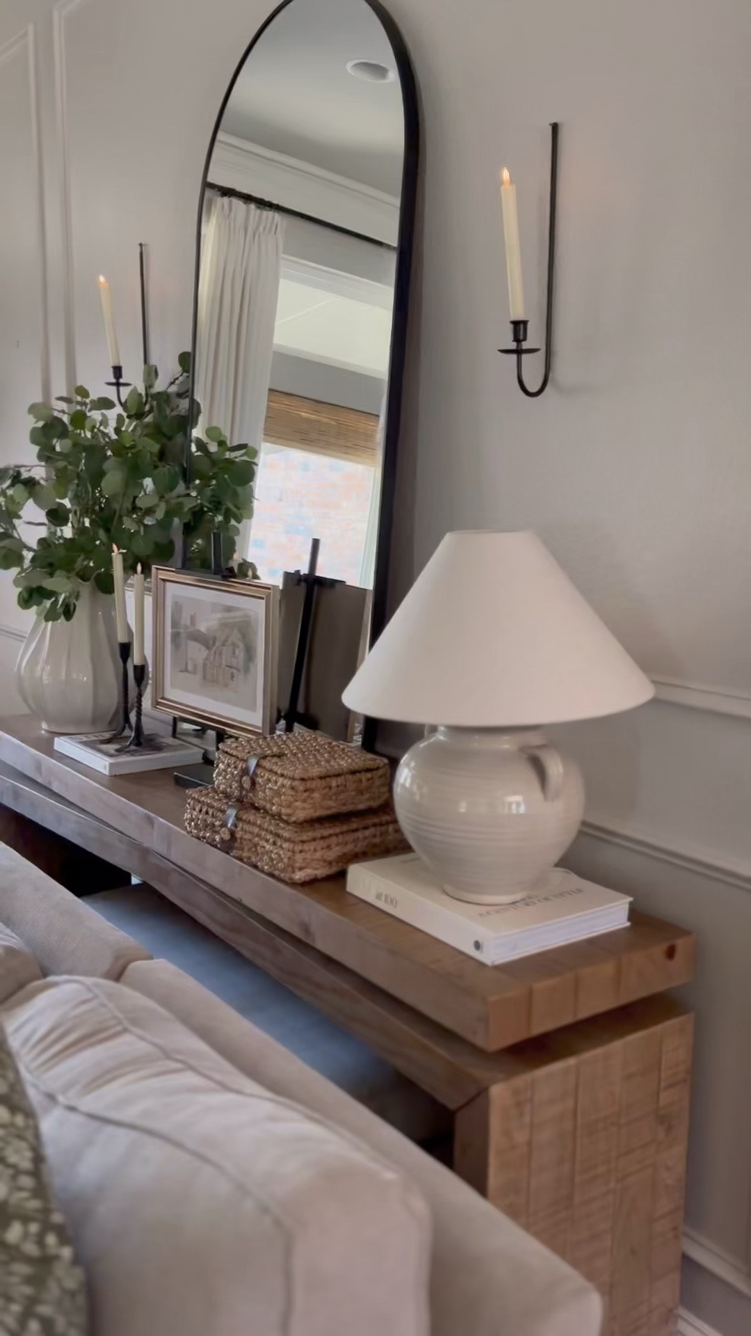 My favorite Henn solid wood console table is currently on sale at @Wayfair!  It is one of my favorite pieces and the quality is so good!  I have the sierra rustic natural color.

#LTKHome #LTKSaleAlert