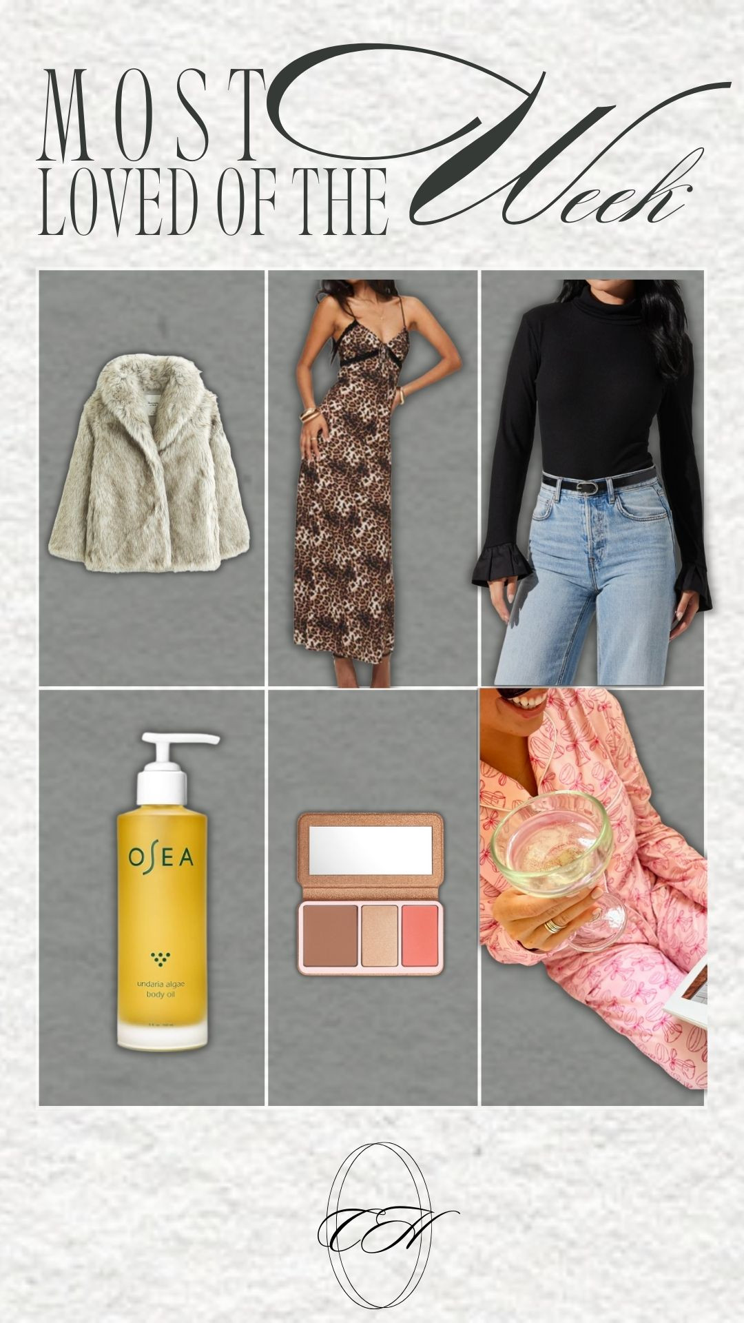 Top Sellers of the Week✨

top sellers, most loved of the week, abercrombie sale, sale finds, sale alert, winter coat, cheetah print dress, turtleneck sweater, osea skincare, makeup trio palette, pajamas, jammies, soon to be mom, Caleigh Hardy 

 #LTKFindsUnder50 #LTKFindsUnder100 #LTKStyleTip