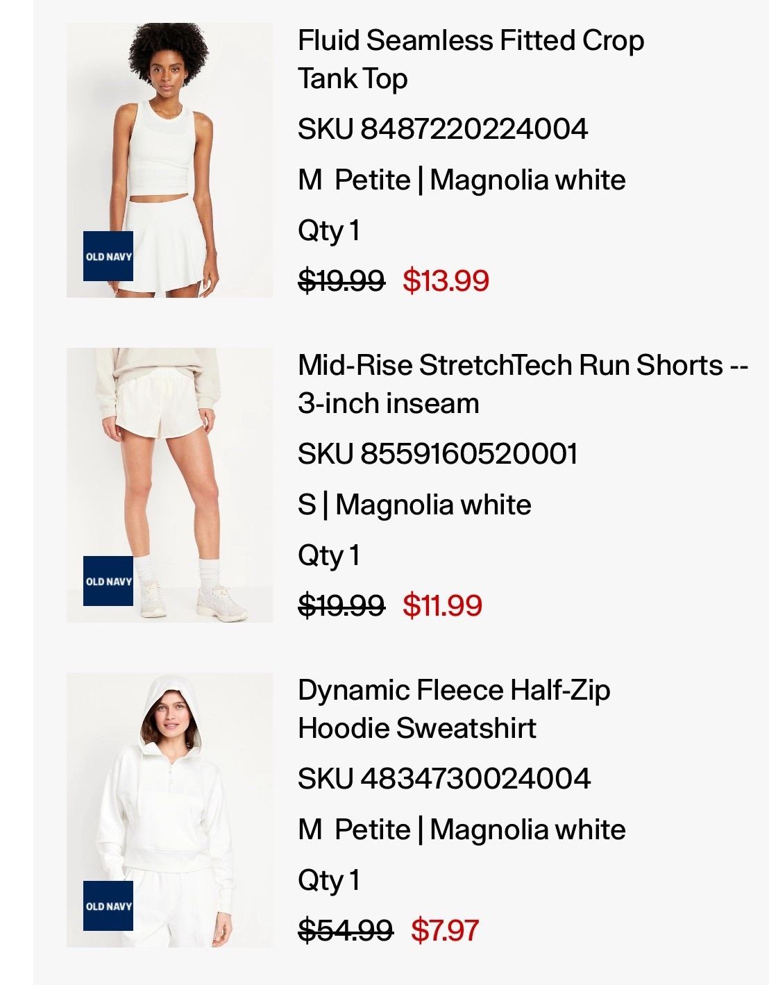 Check out those prices!! I ordered the Magnolia White hoodie for the price then decided to make a whole  outfit!! Go get this $7 hoodie, final sale! 

#LTKSaleAlert #LTKOver40 #LTKActive