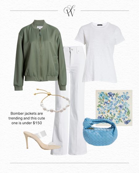 This is my favorite color combo for spring, and it’s so easy to put together! Find your best white t-shirt, blouse, or button up and add any white pant you love. Then, any jacket, cardi or blazer works on top.  This green bomber jacket is perfect for spring and so reasonable priced! 

#LTKshoecrush #LTKover40 #LTKstyletip