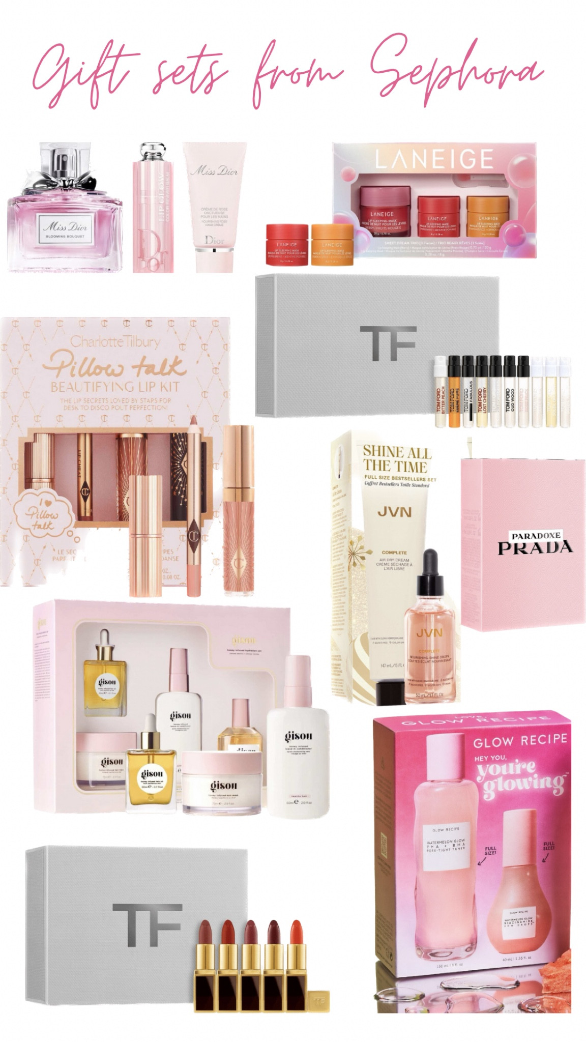 Gift sets from Sephora 

#LTKGiftGuide #LTKbeauty #LTKHoliday
