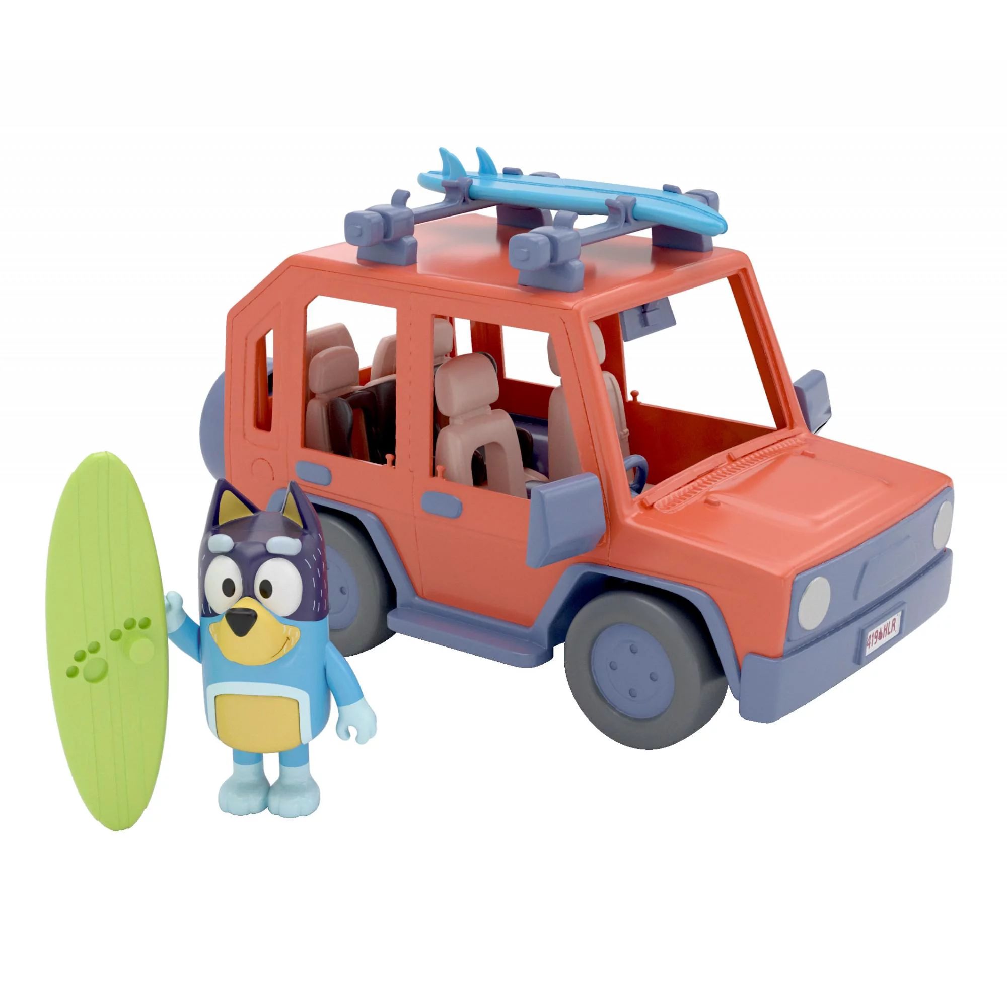 Bluey - Heeler 4WD Family Vehicle - Four 2.5-3" Figures & 1 vehicle | Walmart (US)