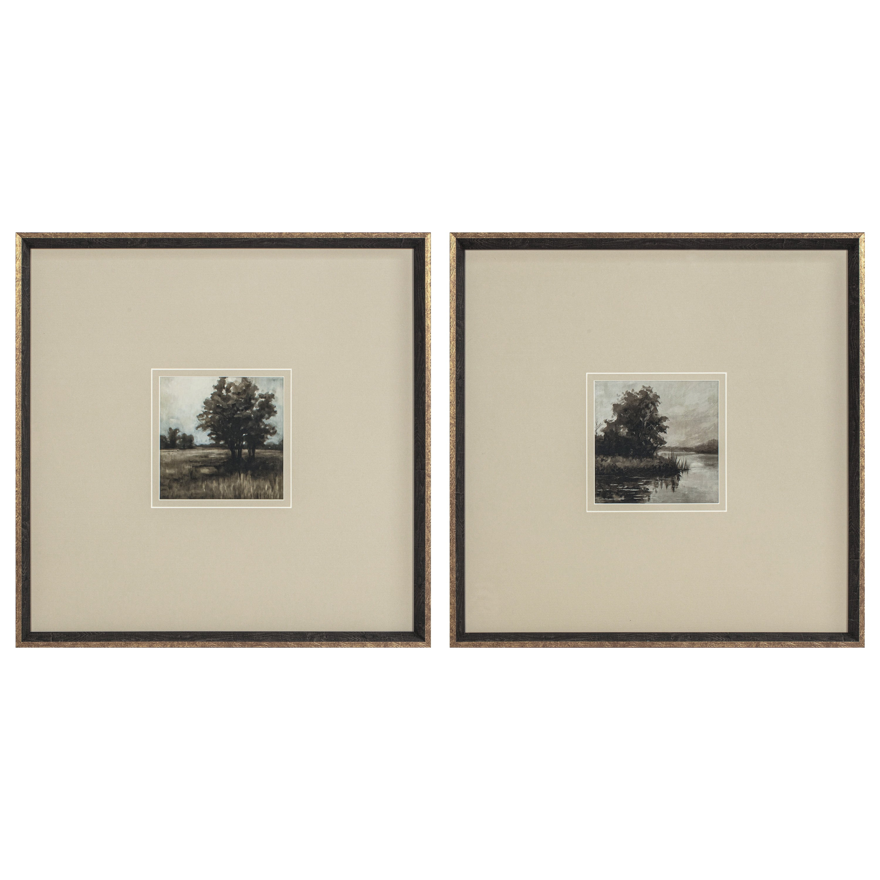 My Texas House Grassland Riverside Framed Wall Art 20x20 | Walmart (US)