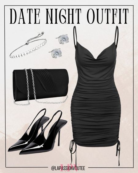 Make a statement on your date night with this flirty mini cami dress. Add a touch of elegance with delicate stud earrings and a dainty bracelet. Complete the look with a stylish clutch bag and chic slingback heels for an ensemble that exudes confidence and allure. Date night perfection awaits.

#LTKfindsunder100 #LTKstyletip #LTKSeasonal