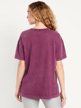 Oversized EveryWear Tunic T-Shirt | Old Navy (US)