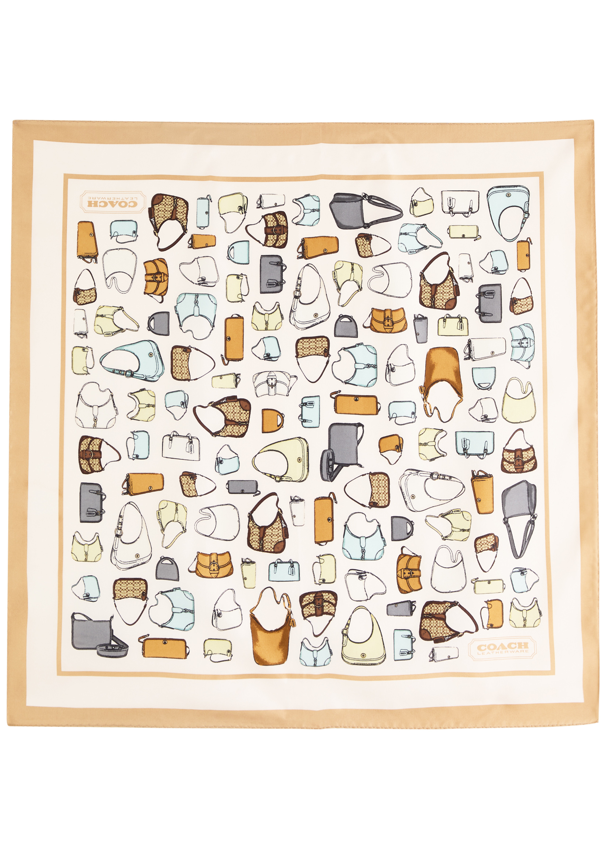 Printed silk bandana scarf | Harvey Nichols