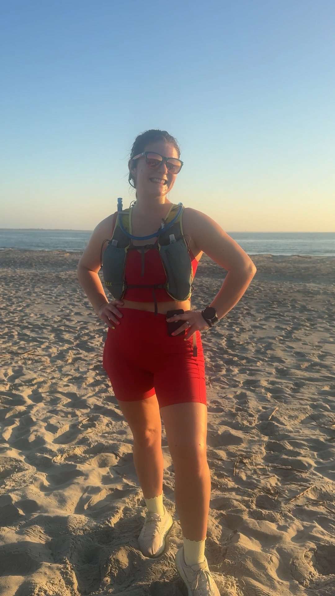 14 miles in red and butter yellow 🔥

#LTKMidsize #LTKSeasonal #LTKActive