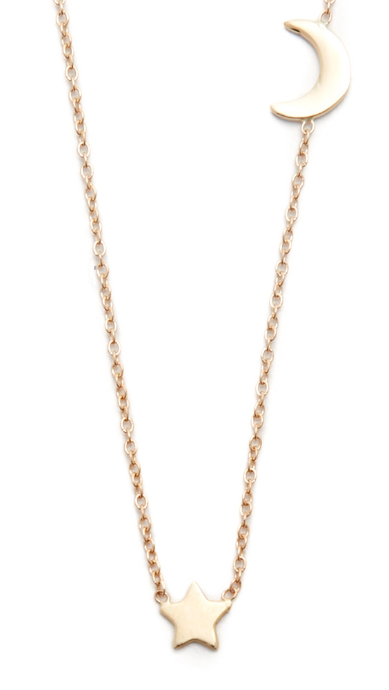 14k Gold Starry Night Necklace | Shopbop