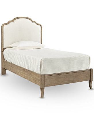 Provence Upholstered Twin Bed | Macy's Canada