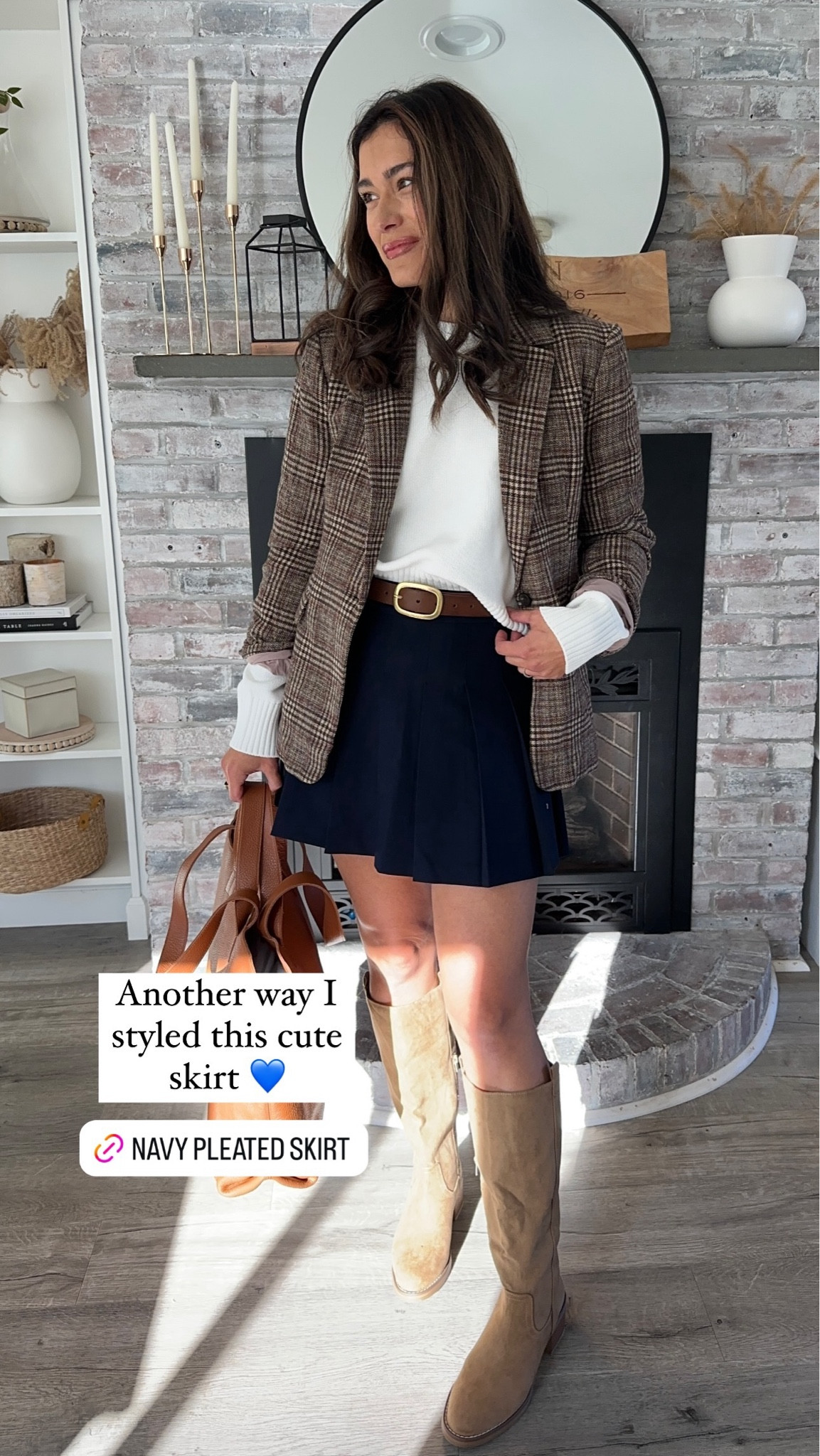 Another way I styled this cute skirt 💙