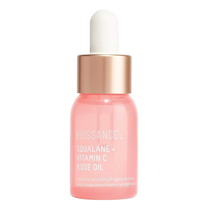 Biossance Squalane + Vitamin C Rose Oil. Facial Oil to Visibly Brighten, Hydrate, Firm and Reveal... | Amazon (US)