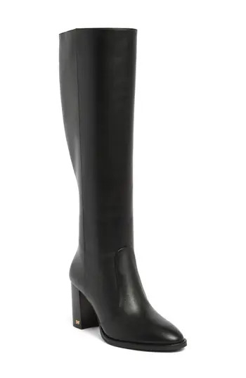 Stuart Weitzman Ryland Tall Leather Boot in Black at Nordstrom Rack, Size 5 | Nordstrom Rack