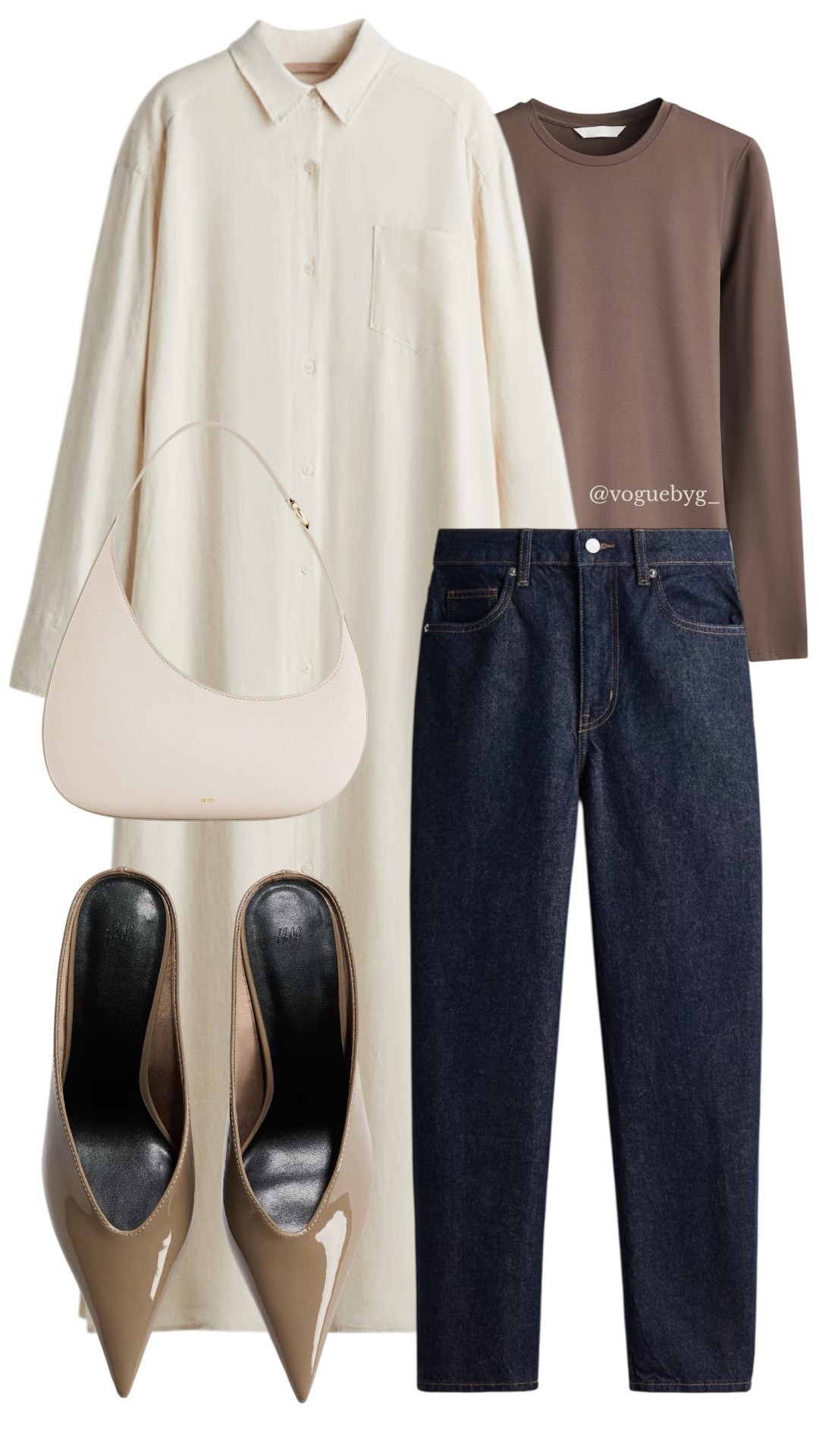 Outfits built around pieces that do more than one thing. This long shirt works perfectly layered with denim, but it can also be worn on its own as a dress — the kind of versatile piece I love having in my wardrobe🤎

#LTKdresses #LTKjeans #LTKcanada