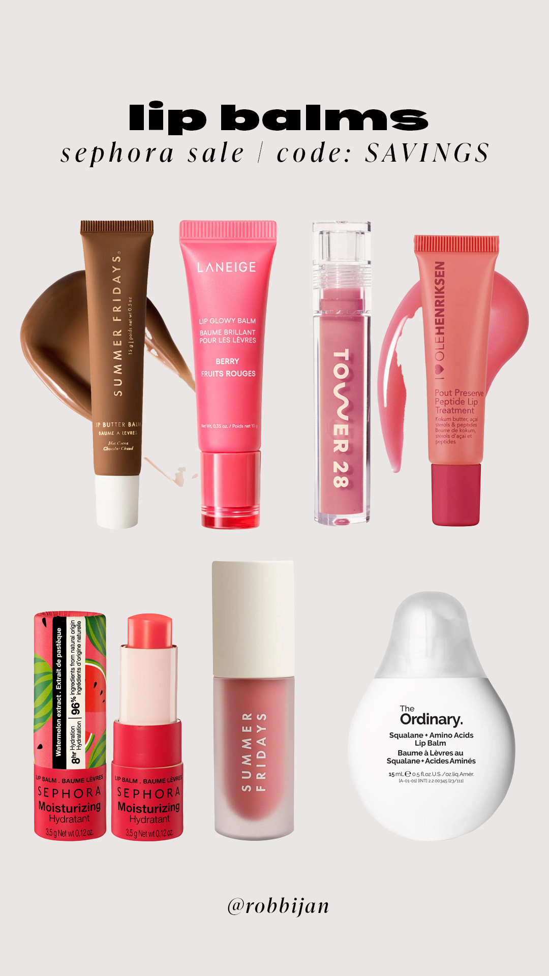 lip balms  

 #LTKSaleAlert #LTKBeauty