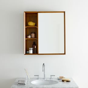 Mid-Century Medicine Cabinet w/ Shelves | West Elm (US)