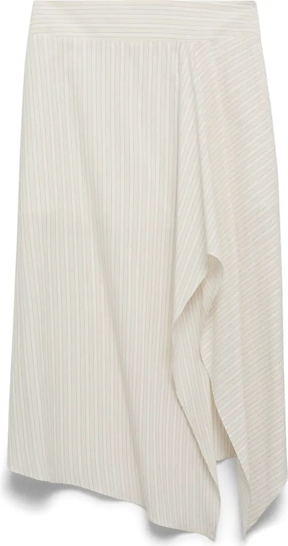 Stripe Asymmetric Midi Skirt | Nordstrom
