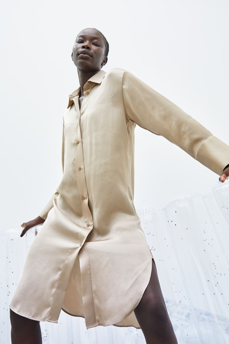 Oversized Shirt Dress | H&M (US + CA)