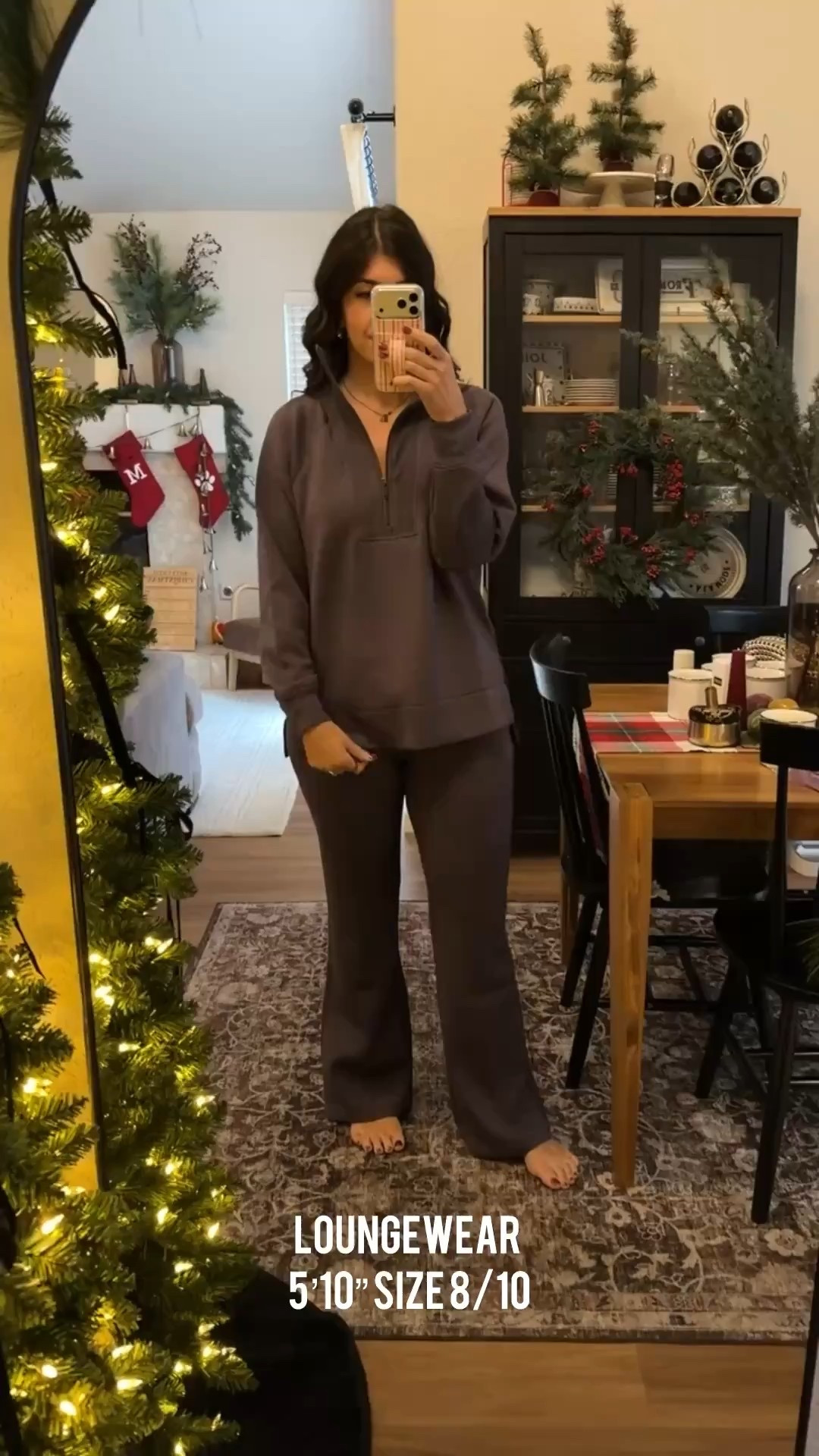 In a medium regular in both- my code meghanxspanx works! 

midsize loungewear, matching sets, wfh outfit, affordable lounge, cozy matching sets, comfy chic looks, casual at-home style, work from home outfits, weekend loungewear finds, soft sets, elevated lounge fashion, midsize comfy style, lounge looks that go outside, athleisure, activewear, brown, trendy looks, trending

#LTKMidsize #LTKSeasonal #LTKootd
