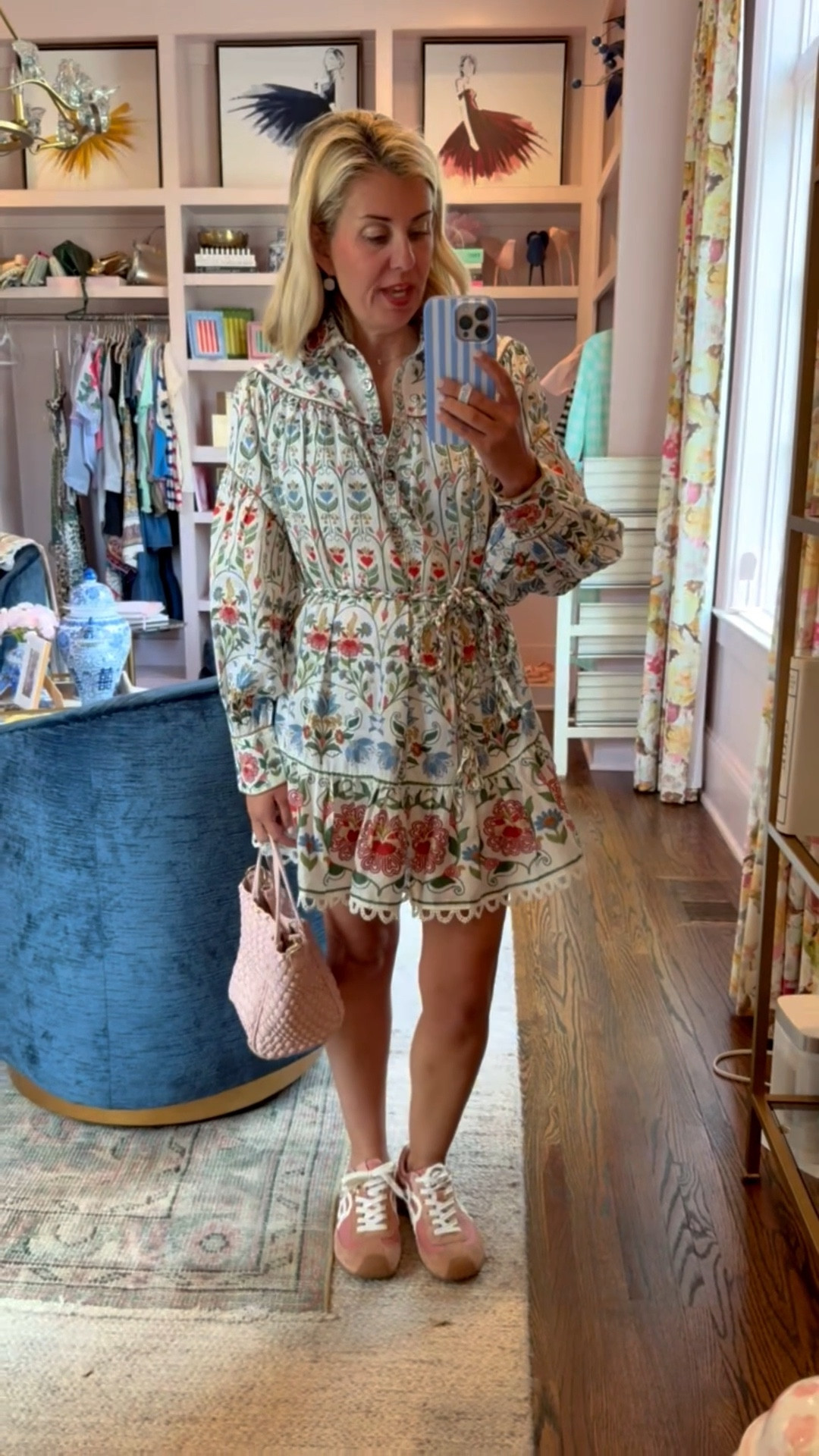 Ahh, such a Yes dress! I saw this dress on the site & I was like I have to have this one! Everything about this dress is perfection! I’m in xs & 8 sneaker. ￼
￼

#LTKgrwm #LTKdayinmylife #LTKmomlife