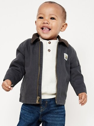 Full-Zip Twill Barn Coat for Baby | Old Navy (US)