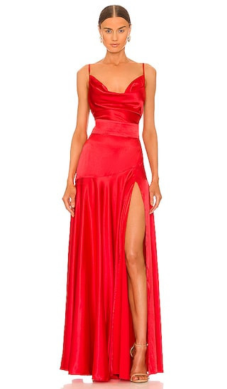 Bronx and Banco x REVOLVE Leo Maxi Dress in Red. - size S | Revolve Clothing (Global)