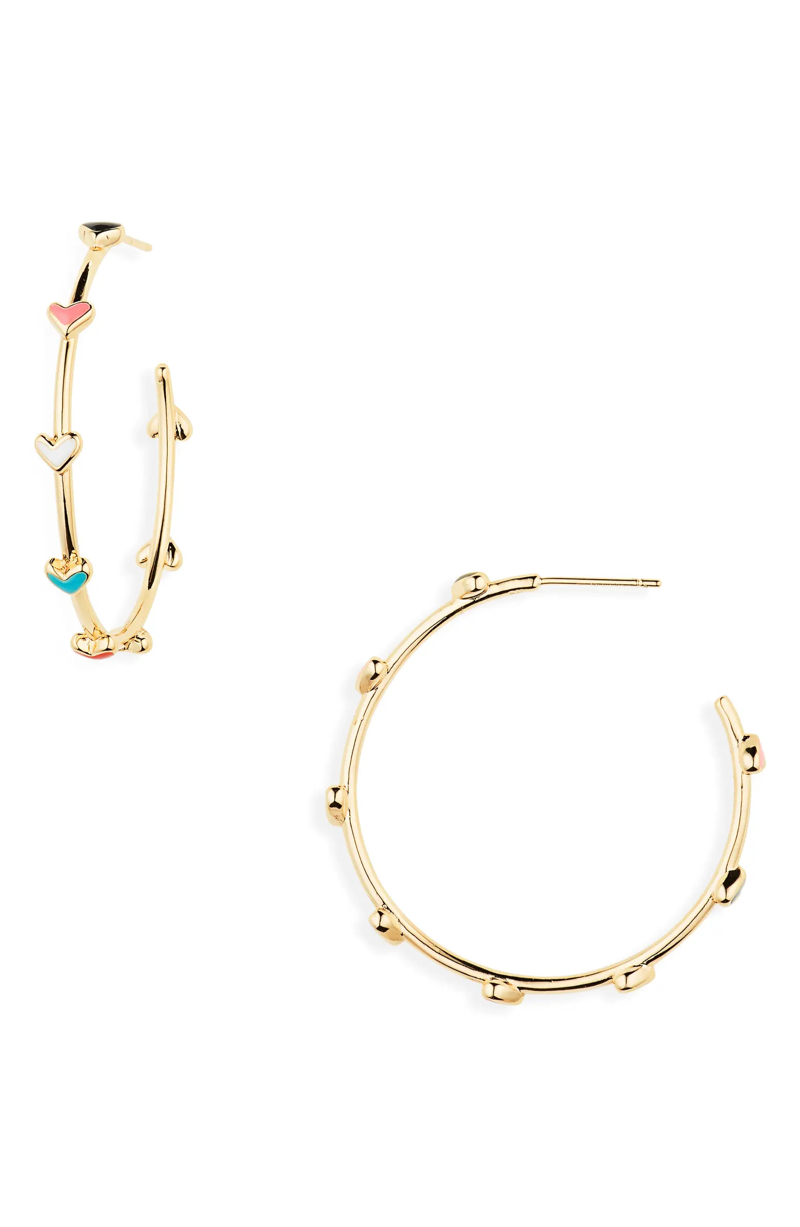 Haven Heart Hoop Earrings | Nordstrom