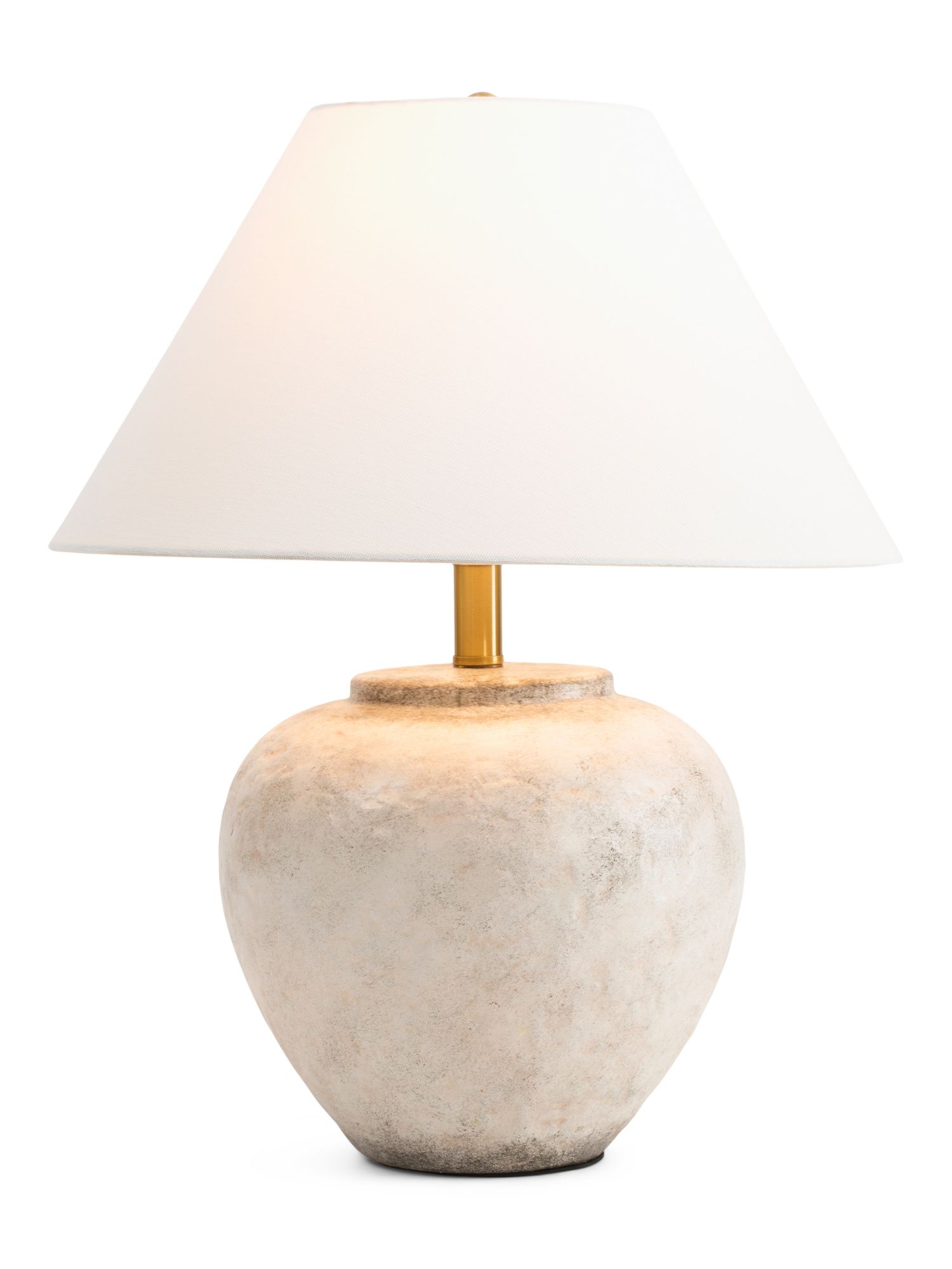 10in Cement Pot Table Lamp | TJ Maxx