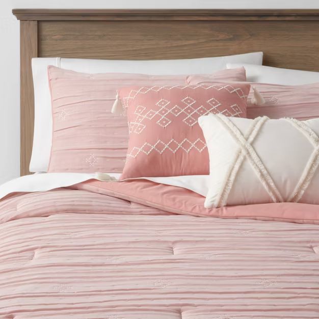 Hartly Woven Diamond Comforter Bedding Set - Threshold™ | Target