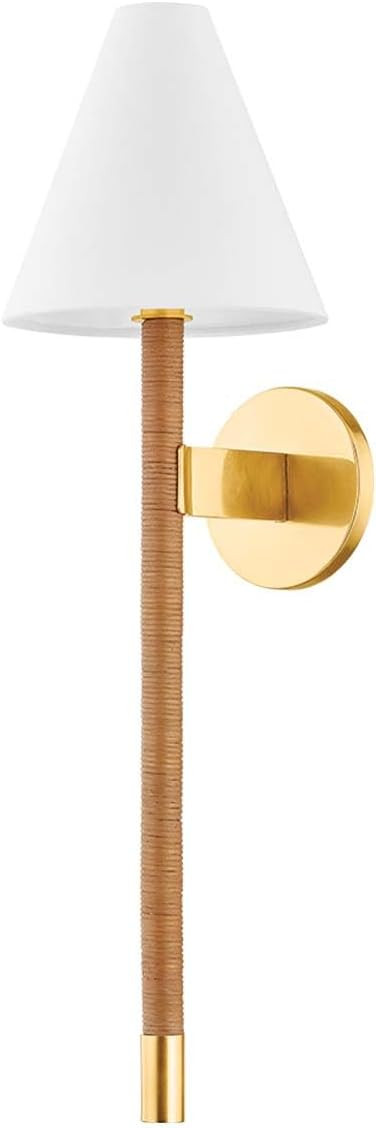 Hudson Valley Lighting 6623 Watkins 25" Tall Wall Sconce - Aged Brass | Amazon (US)