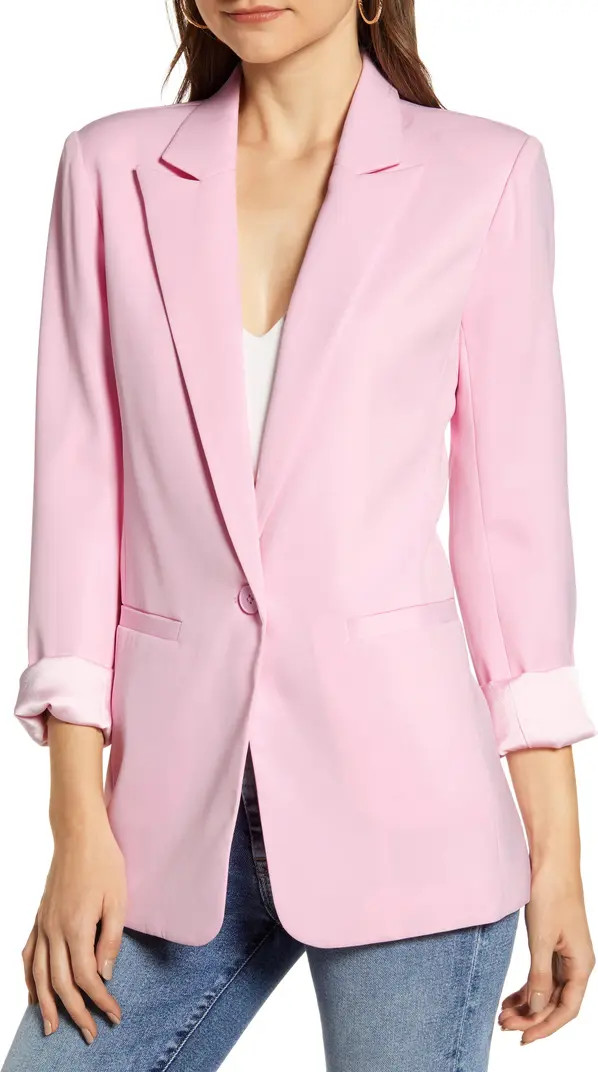 Tailored Single Button Blazer | Nordstrom