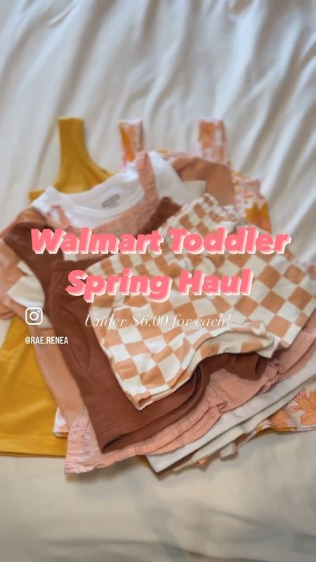 ‼️ Walmart Toddler Spring Haul ‼️

I am loving all the pieces that @walmart has out for our littles. 🤗 I love that they’re all $6 or less EVEN MORE. 

We all know babies grow out of clothes in a flash - so stocking up on play clothes for cheap is a #win for this mama.  Every kid needs a collection of clothes that are “play” clothes and you don’t care if they stain or ruin them. 

I have all the pieces linked up in my bio on my #ltkit page 🛍️

Make sure to follow and like if you want to see more hauls like this 🤗

#walmarthauls #walmarttoddler #walmarttoddlerfashion #walmartfashion #walmartkid #kidspringfashion #toddleroutfits #playclothes #toddlermoms #toddlerstyles #springstyles

#LTKFind #LTKkids #LTKstyletip