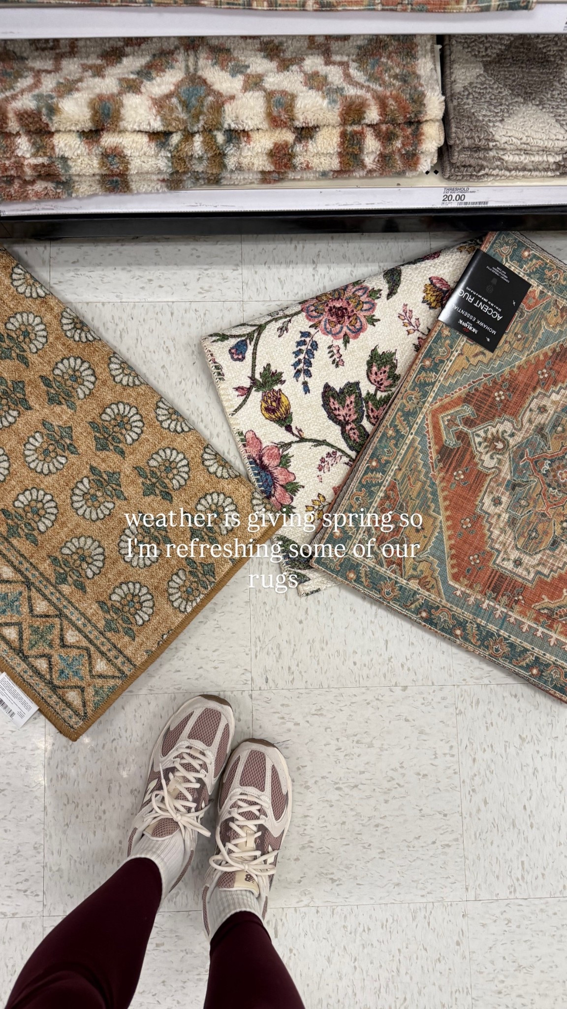 Spring rugs and decor from Target 