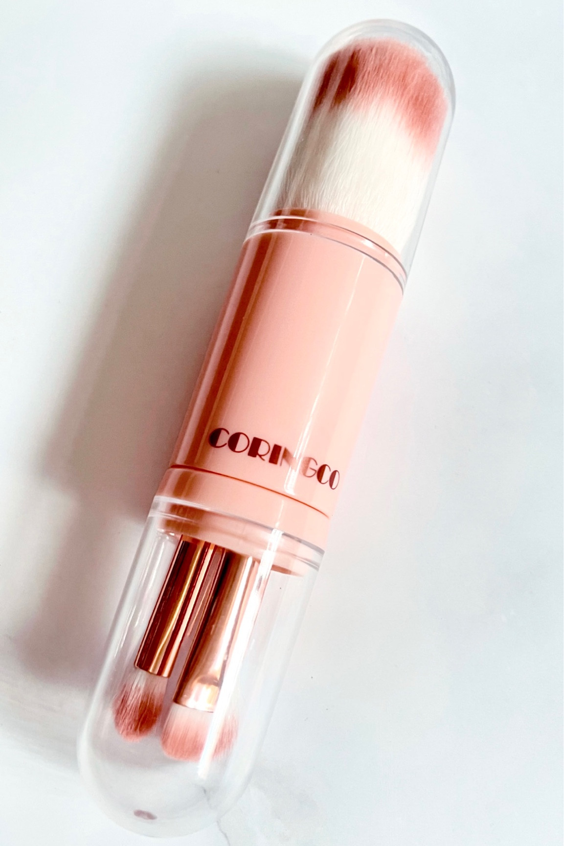 Cotton Candy Capsule Makeup Brush set by @coringco_official 💗
With non-irritating soft vegan bristles, this capsule makes the perfect brush set for everyday use or for traveling. Use code YPALMBEAUTY for extra dollars off! 

#LTKtravel #LTKFind #LTKbeauty