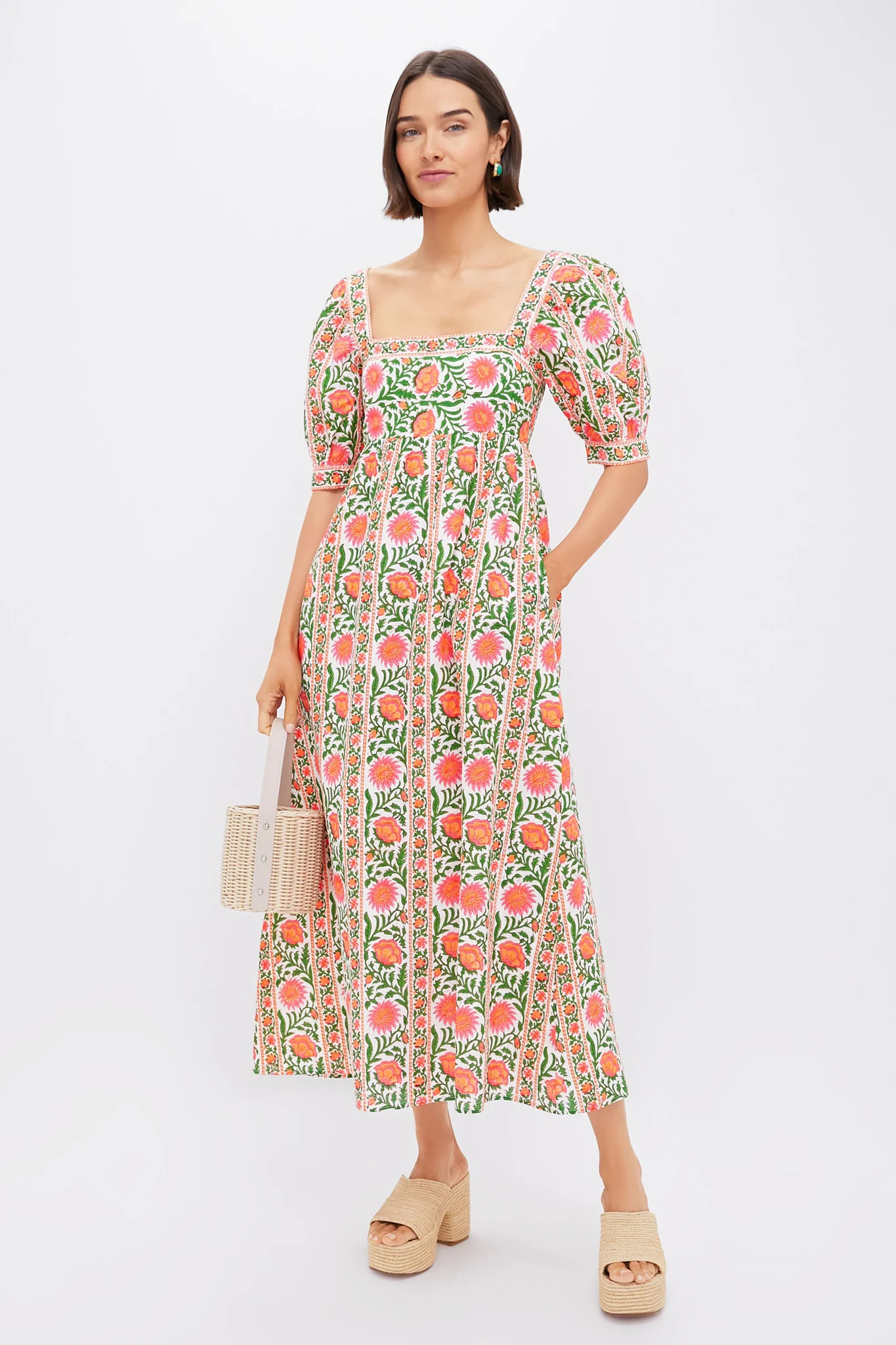 Neon Border Elizabeth Dress | Tuckernuck (US)