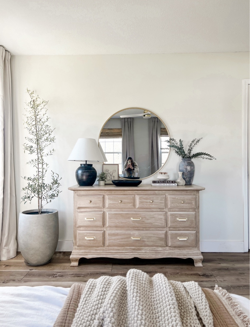 Bedroom dresser decor, light wood bedroom dresser, bedroom inspiration 

#LTKhome #LTKFind