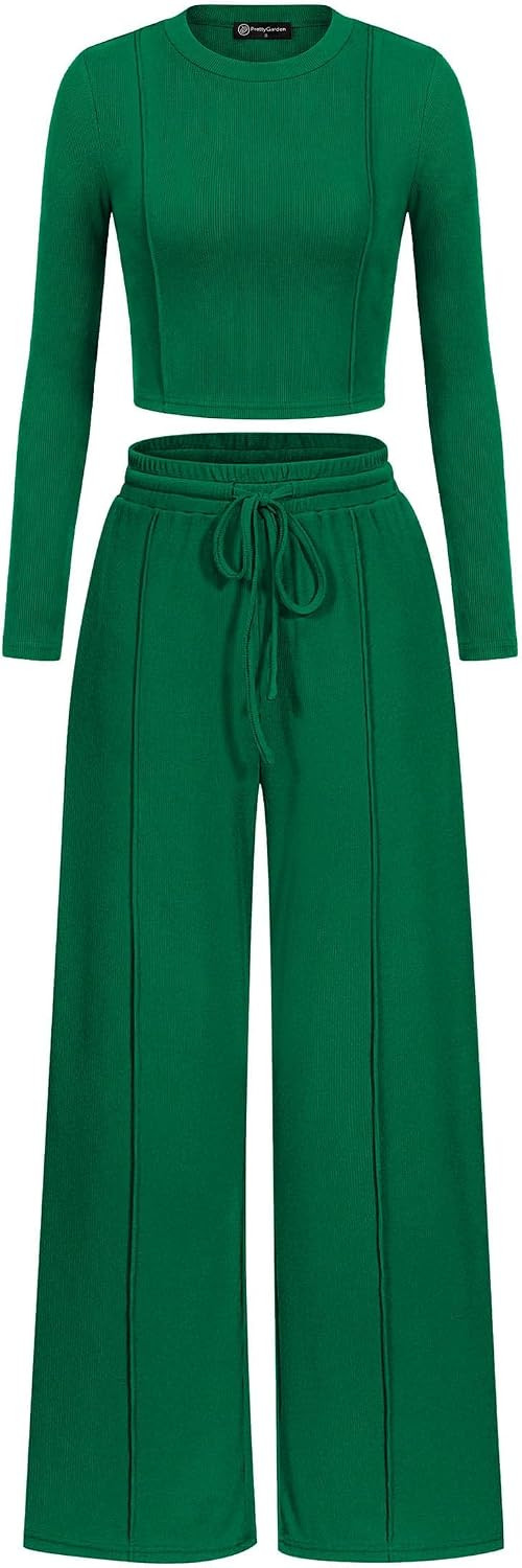 PRETTYGARDEN Womens 2 Piece Sets Long Sleeve Outfits | Amazon (US)