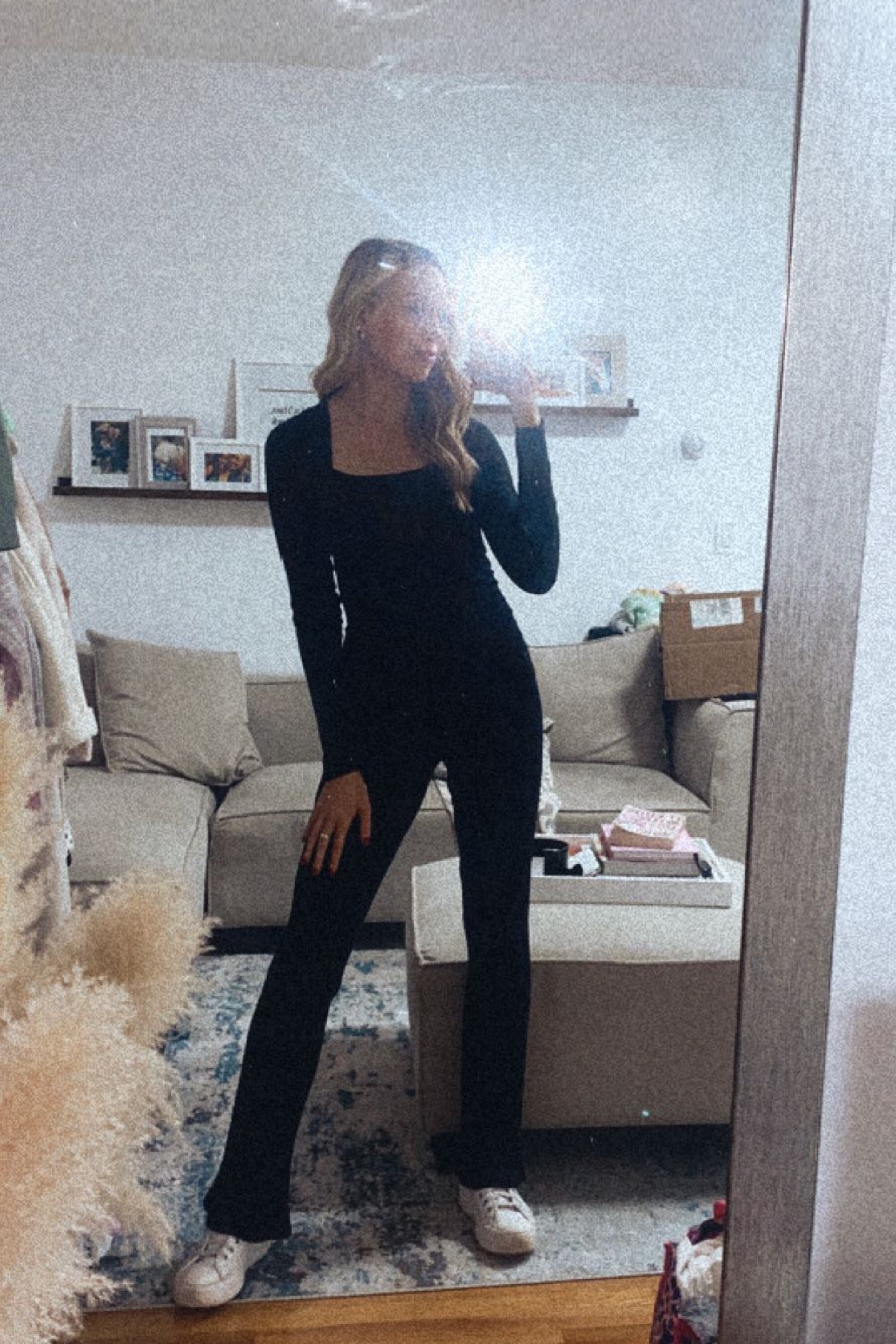 The most flattering & comfy jumpsuit! Can wear it casual or dress it up. I’m wearing size 4!🖤

#LTKunder50 #LTKstyletip #LTKSeasonal