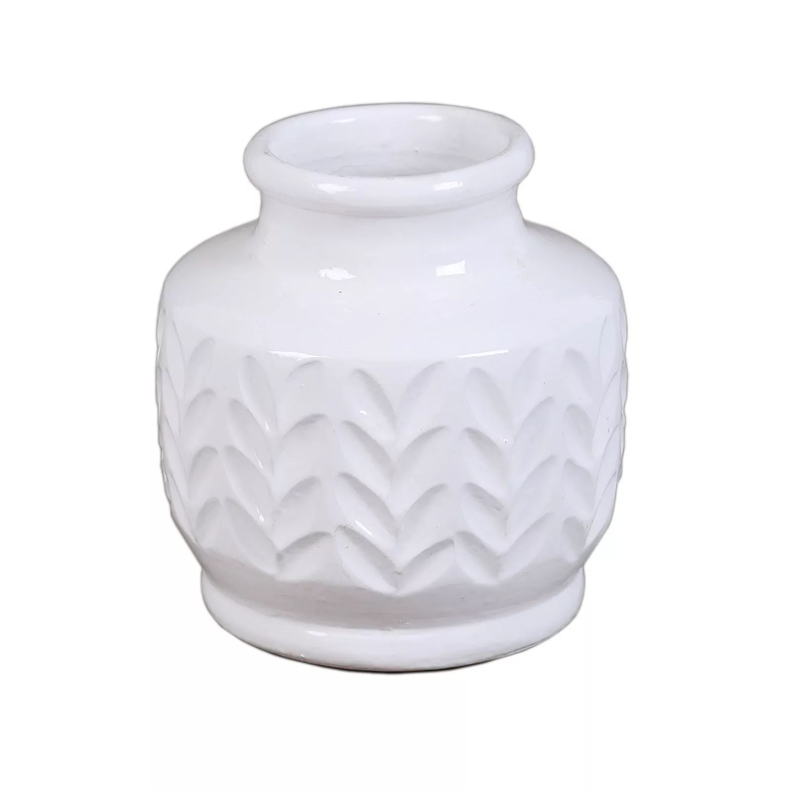 SONOMA Goods for Life Herringbone Vase Table Decor, White | Kohl's