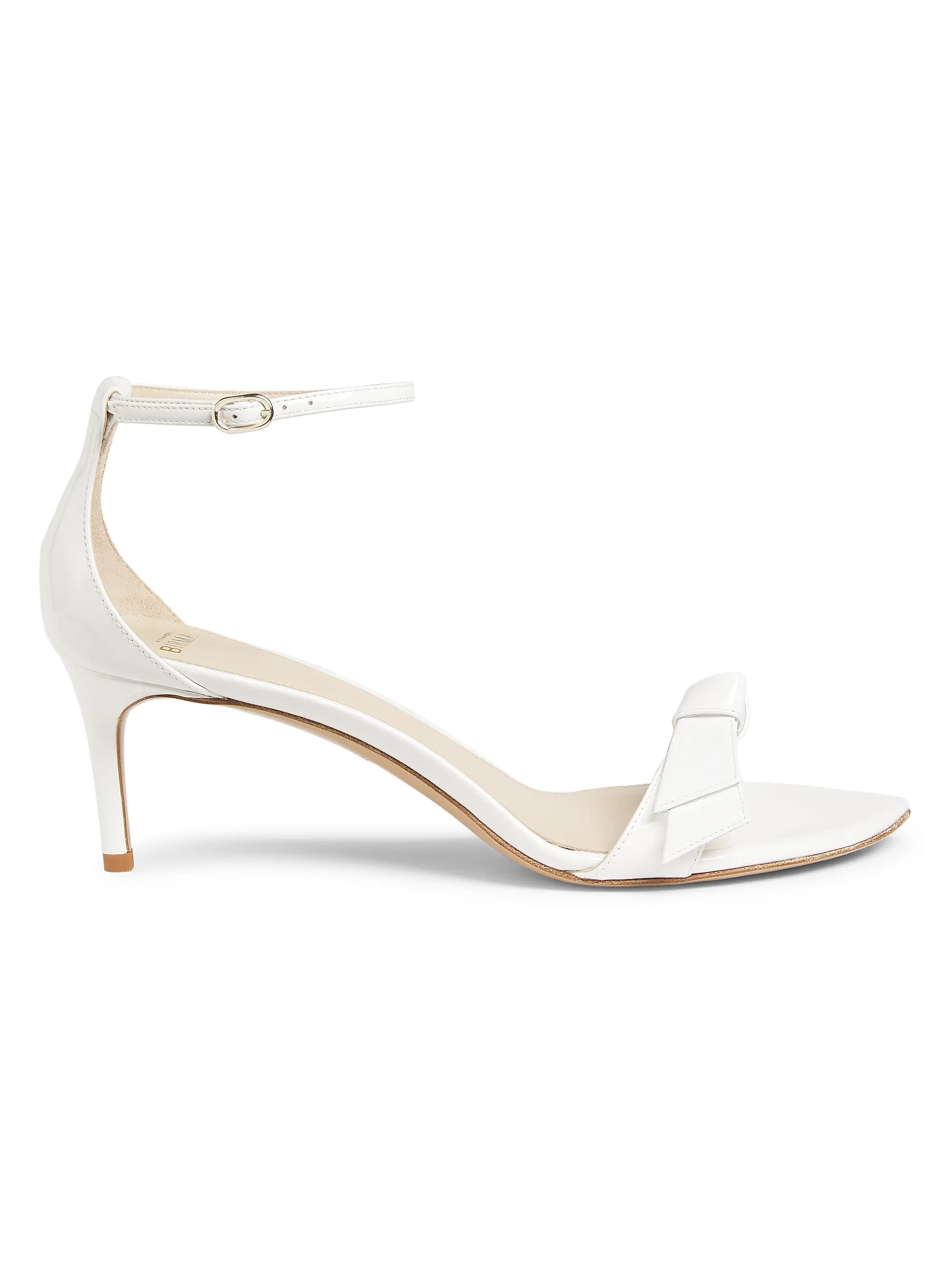 Clarita Double 60MM Patent Leather Sandals | Saks Fifth Avenue