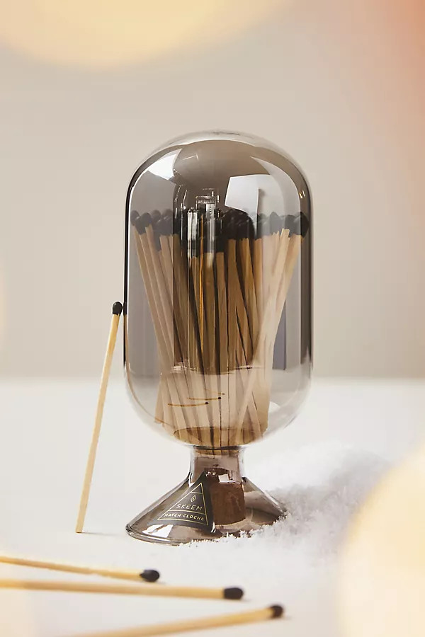 Skeem Iridescent Glass Match Cloche | Anthropologie (US)