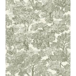 Spinney Green Pre-Pasted Non-Woven Wallpaper | The Home Depot