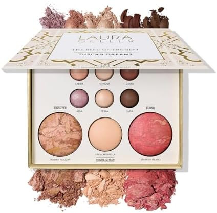 LAURA GELLER NEW YORK The Best of the Best Baked Palette - Tuscan Dreams - Full Size - Includes B... | Amazon (US)