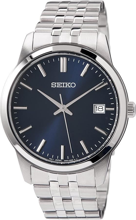 Seiko Men Analog Quartz Watch with Stainless Steel Strap SUR399P1 | Amazon (UK)