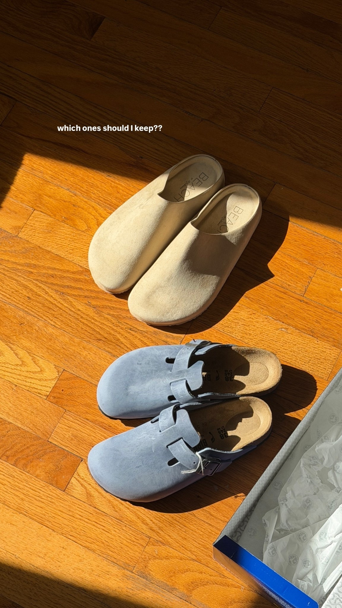 which ones should I keep?? @matissefootwear @birkenstock