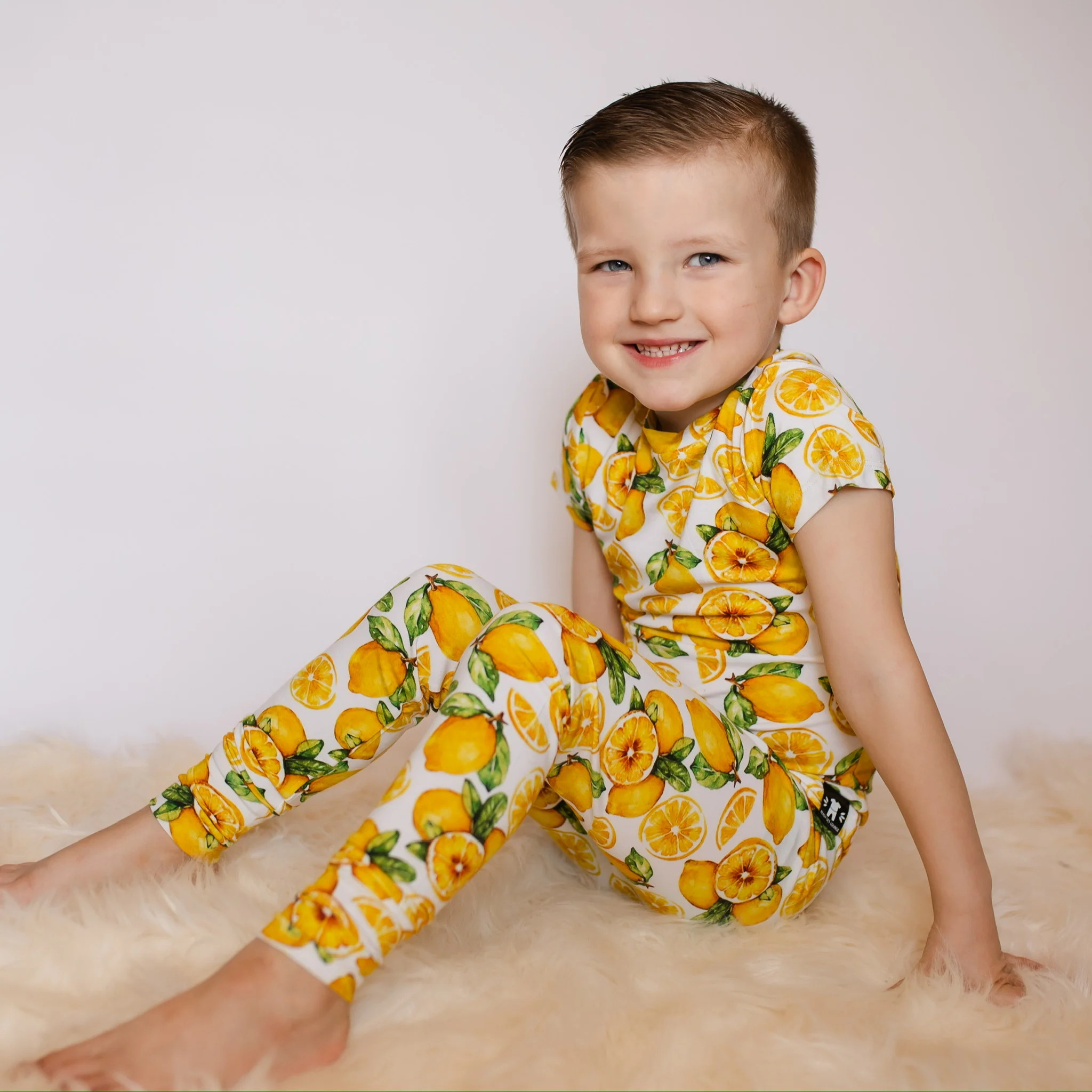 2 pc Loungewear Set in OG Lemons of Tuscany | Ready Set Romper ®