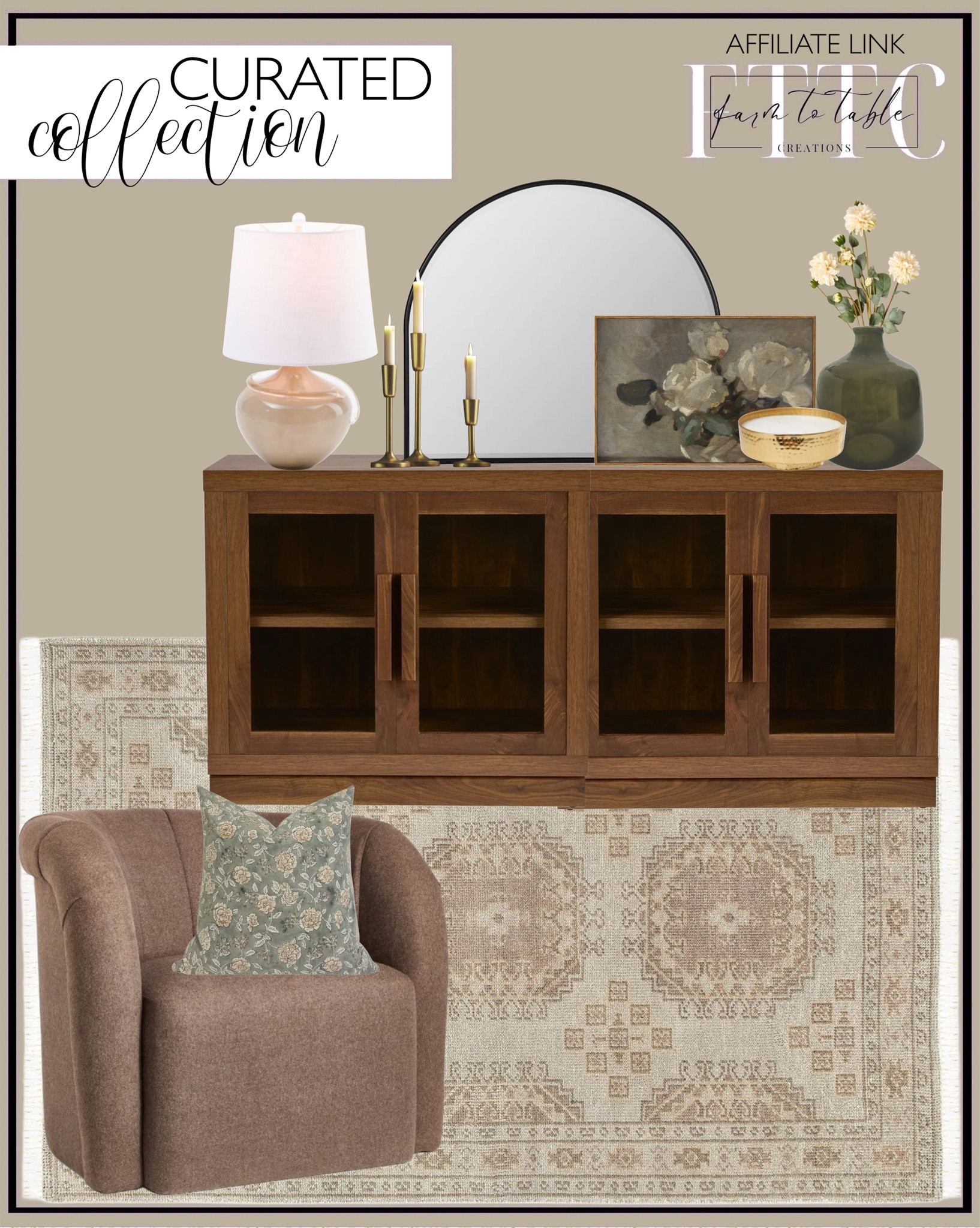 Curated Collection. Follow @farmtotablecreations on Instagram for more inspiration.

Ezro Short Storage Cabinet. Framed Wall Art. Hammered Container. Metal Arch Mirror. Dahlia Bloom Bundle. Faux Flowers. Glass Bud Vase. TJ Maxx Hand Blown Glass Table Lamp. Channeled Curved Back Accent Chair. Threshold. Floral Linen Pillow Cover. Taper Candle Holders.

Bedroom Finds | Neutral Stems | Spring Stems | Bookshelf Decor | Bedroom Space | Cozy Corner | Bathroom | Curated Entryway | Spring  Decor | End of Year Clearance | Trending Decor | Viral Decor | Amazon Holiday | Bedroom corner | Coffee Table Decor | Neutral Decor | Fall Stem Sale | Target Finds | Skinny Bench | Bedroom | Living Room | Breakfast Nook | Amazon Home | Target Sale | Loloi Rugs | Magnolia Home | console table | console table styling | faux stems | entryway space | front porch decor | neutral decor | entryway decor | cozy home | affordable decor |  home decor | home inspiration | console styling | entryway rug | cozy moody home | moody home decor | neutral home | bathroom decor | living room | spring decor | Hearth & Hand | Studio McGee




#LTKHome #LTKSaleAlert #LTKFindsUnder50